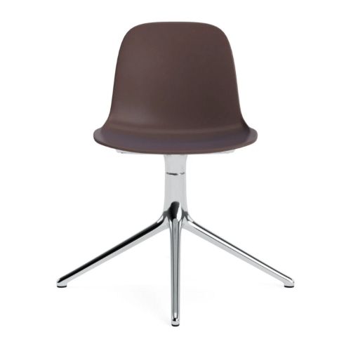 Normann Copenhagen Form Swivel - Aluminium/Brun