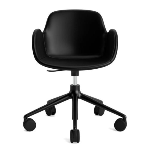 Normann Copenhagen Form Kontorstol m. Armlæn - Sort Aluminium/Ultra 41599