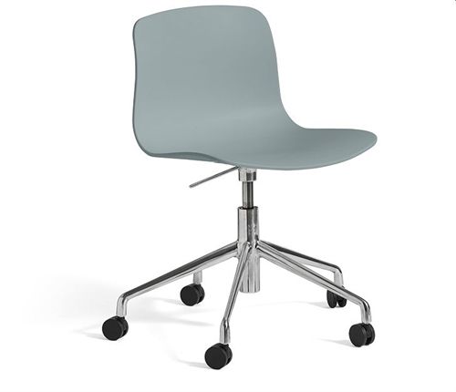 HAY AAC50 Kontorstol m/hjul  - Dusty Blue/Aluminium