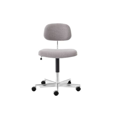 Montana Kevi 2534U Fuldpolstret Kontorstol SH: 40-53  cm - Re-wool 108/Blankpoleret Stel