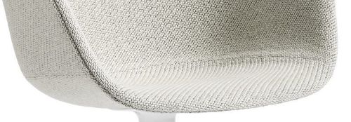 HAY AAC 21 About A Chair SH: 46 cm - White Powder Coated Aluminium/Coda 100