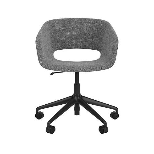 Montana Marée 406 Swivel Kontorstol på hjul SH: 40-52 cm - Hallingdal 166/Sort Genbrugsplast