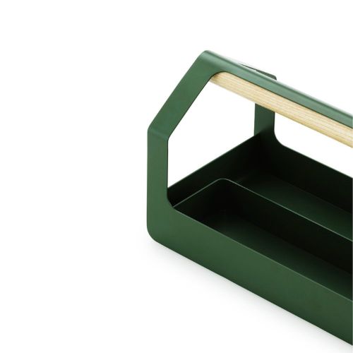 Normann Copenhagn Haus Toolbox - Steel/Dark Green