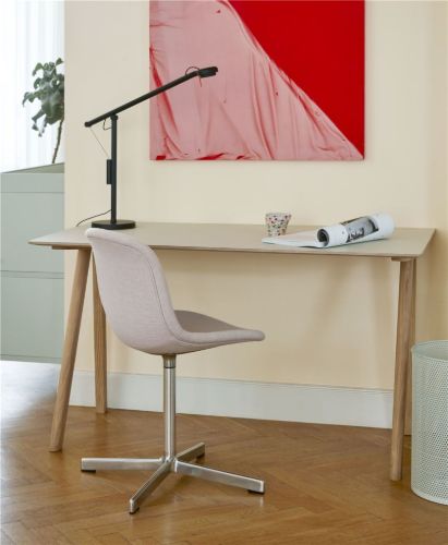 HAY CPH 90 Desk 130x65x74 cm - Lacquered Solid Oak/Lacquered Oak Veneer 