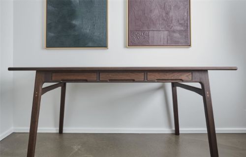 Duus & Møller Noréll Skrivebord L: 160 cm - Røget eg
