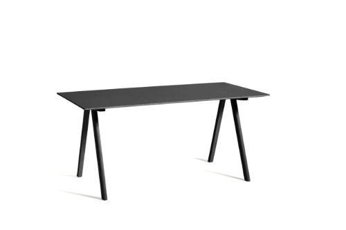 HAY CPH 10 Desk 160x80x74 cm - Lacquered Solid Oak/Black Oak Veneer