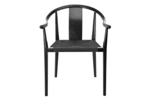 NORR11 Shanghai Spisebordsstol  - Black Ash / Black Papercord OUTLET