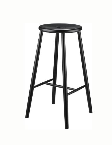 FDB Møbler J27B Barstol Børge Mogensen H: 75 cm - Sort  OUTLET