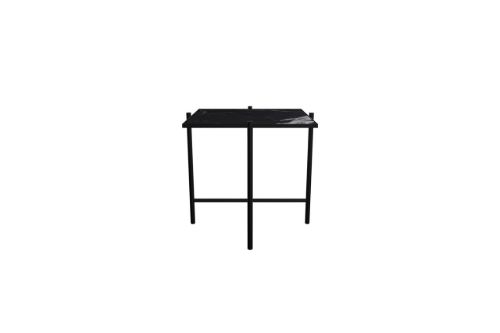 HANDVÄRK FURNITURE Side Table L: 50 D: 50 H: 47 cm - Sort Stel / Sort Marmor OUTLET