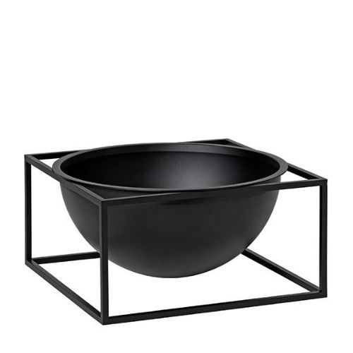 Audo Copenhagen Kubus Bowl Centerpiece Stor Ø: 23 cm - Sort