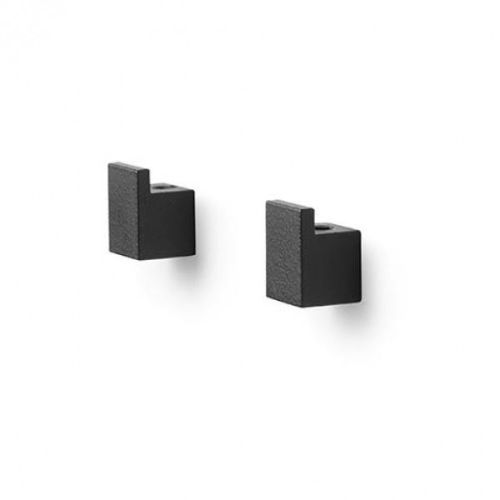 Audo Copenhagen Kubus Wall Brackets - Sort