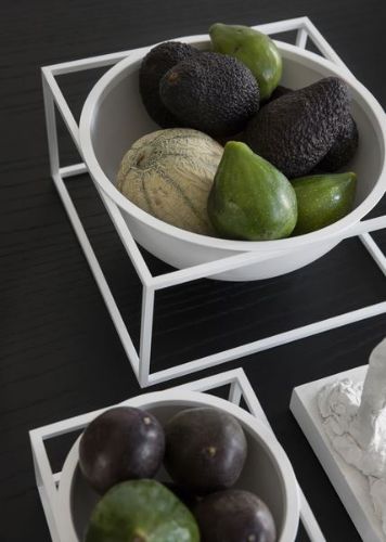 Audo Copenhagen Kubus Bowl Centerpiece Lille Ø: 14 cm - Hvid