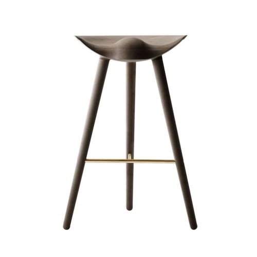 Audo Copenhagen ML42 Counter Stool  - Brunt Olieret Eg/Messing