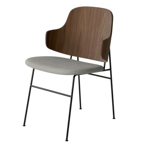 Audo CopenhagenThe Penguin Dining Chair  - Walnut/Re-Wool Beige 0218