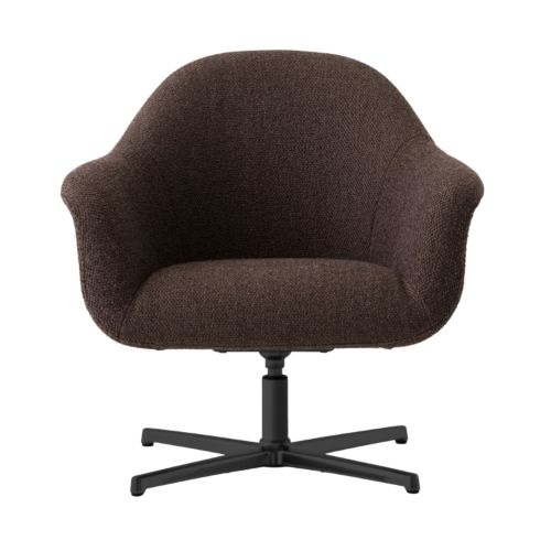 Audo Copenhagen Harbour Lounge Chair - Sort/Logan Haze
