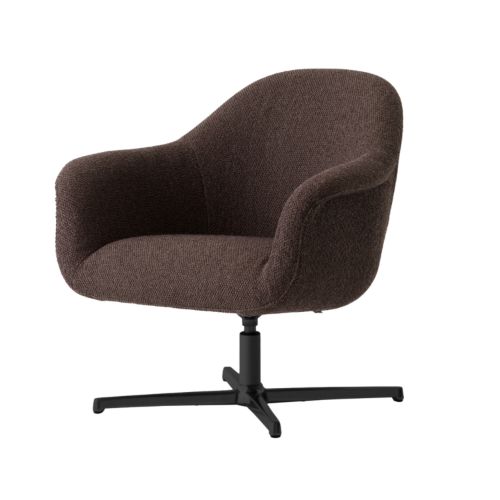 Audo Copenhagen Harbour Lounge Chair - Sort/Logan Haze