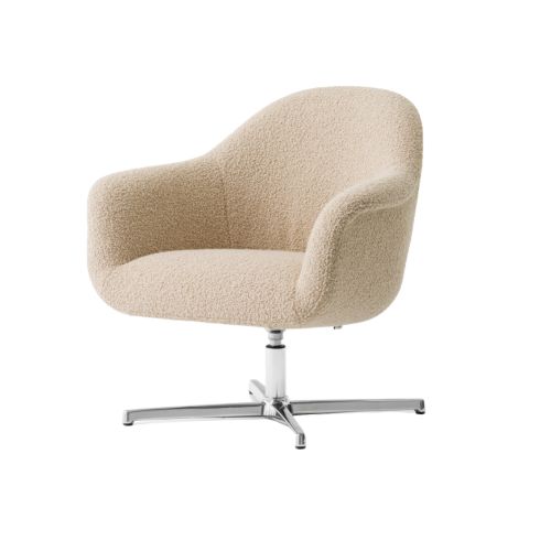 Audo Copenhagen Harbour Lounge Chair - Aluminium/Baena 15