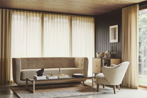 Audo Copenhagen Ingeborg Signatur Loungestol SH: 40 cm - Sacho Zero Boucle 001/Eg