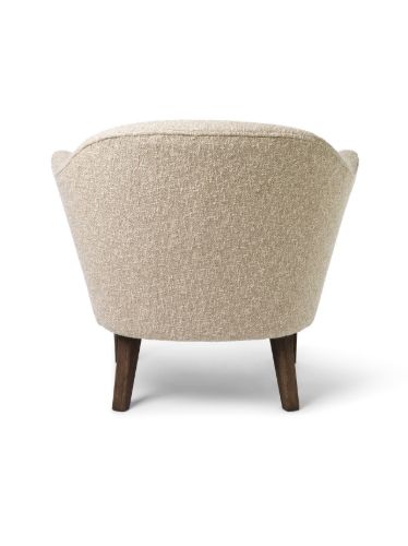 Audo Copenhagen Ingeborg Signatur Loungestol SH: 40 cm - Sacho Zero Boucle 001/Røget Eg