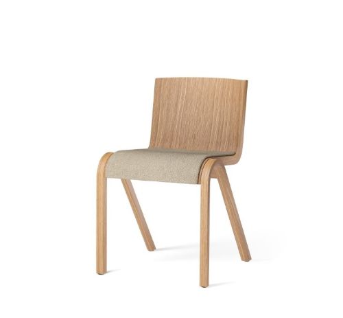 Audo Copenhagen Ready Dining Chair Seat Upholstered SH: 48 cm - Natural Oak/Bouclé 02