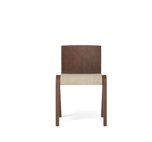 Audo Copenhagen Ready Dining Chair Seat Upholstered SH: 48 cm - Red Stained Oak/Bouclé 02