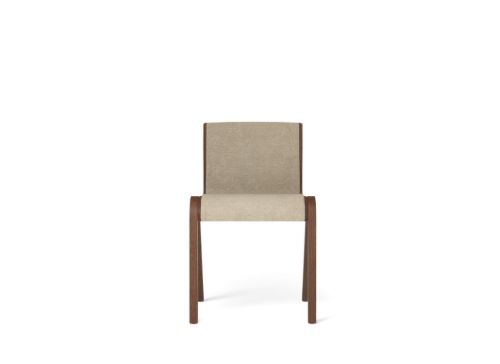 Audo Copenhagen Ready Dining Chair Front Upholstered SH: 48 cm - Red Stained Oak/Bouclé 02