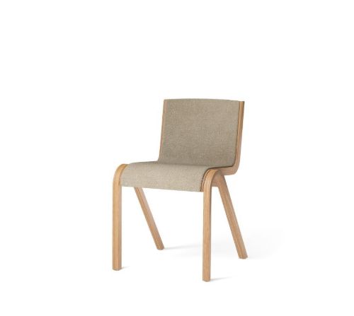Audo Copenhagen Ready Dining Chair Front Upholstered SH: 48 cm - Natural Oak/Bouclé 02