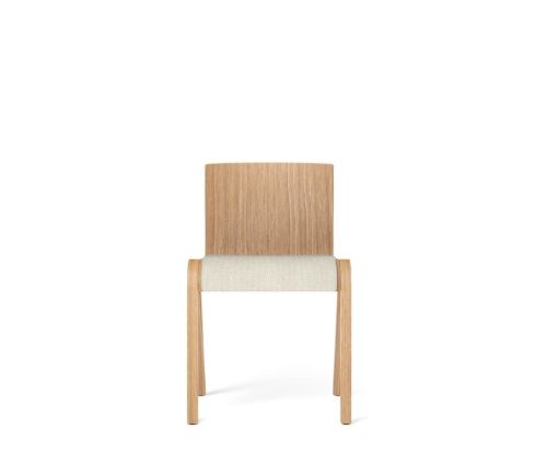 Audo Copenhagen Ready Dining Chair Seat Upholstered SH: 48 cm - Natural Oak/Hallingdal 200