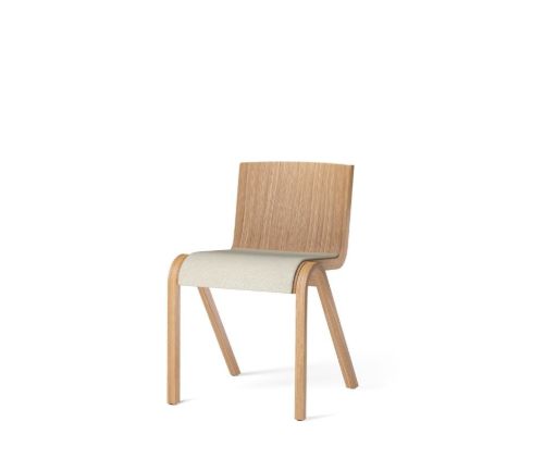 Audo Copenhagen Ready Dining Chair Seat Upholstered SH: 48 cm - Natural Oak/Hallingdal 200