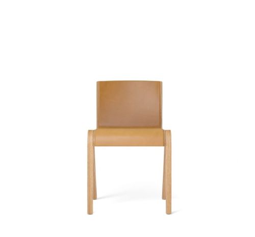Audo Copenhagen Ready Dining Chair Front Upholstered SH: 48 cm - Natural Oak/Dakar 0250