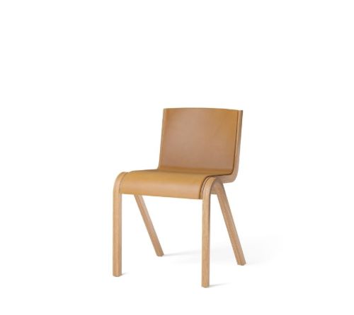 Audo Copenhagen Ready Dining Chair Front Upholstered SH: 48 cm - Natural Oak/Dakar 0250