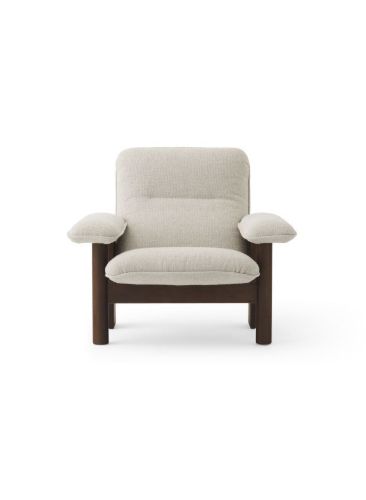 Audo Copenhagen Brasilia Lounge Chair SH: 39 cm - Walnut/Moss 0011