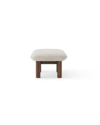 Audo Copenhagen Brasilia Ottoman H: 40 cm - Walnut/Moss 0011