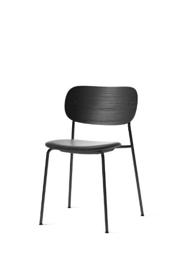 Audo Copenhagen Co Dining Chair Black SH: 45 cm - Black Oak