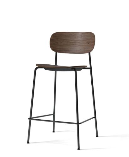 Audo Copenhagen Co Counter Chair Veneer SH: 65,5 cm - Dark Stained Oak