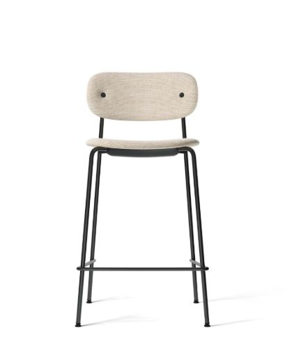 Audo Copenhagen Co Counter Chair Veneer Fully Upholstered SH: 68,5 cm - Moss 0004