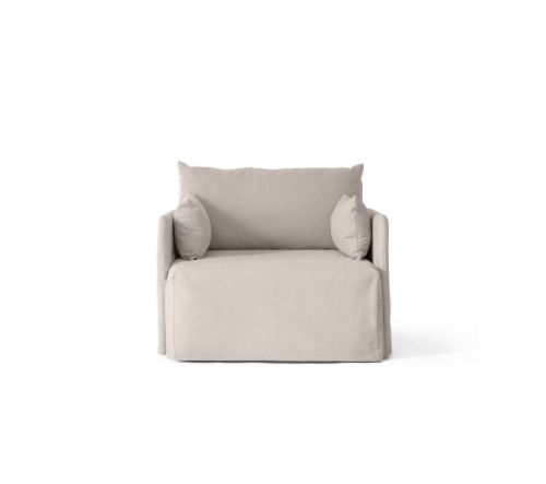 Audo Copenhagen Offset 1 Pers. Sofa med Løst Betræk B: 94 cm - Cotlin Oat