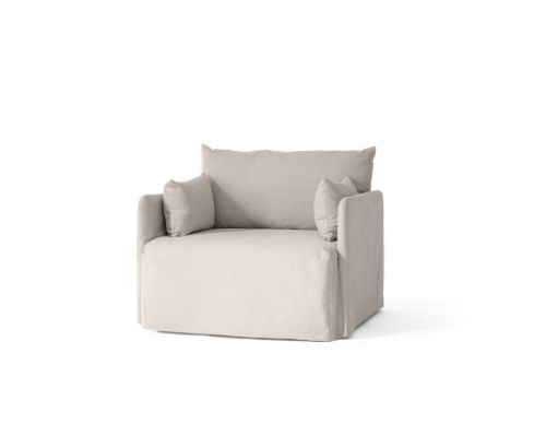 Audo Copenhagen Offset 1 Pers. Sofa med Løst Betræk B: 94 cm - Cotlin Oat