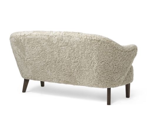 Audo Copenhagen Ingeborg 2,5 Pers. Sofa L: 160 cm - Sheepskin Moonlight/Røget Eg