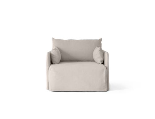 Audo Copenhagen Løst Sofabetræk Offset 1 Pers. B: 94 cm - Cotlin Oat