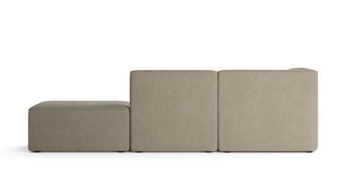 Audo Copenhagen Eave Hjørne Modulsofa 86 3 Pers. Venstrevendt med Puf L: 236 cm - Bouclé 02