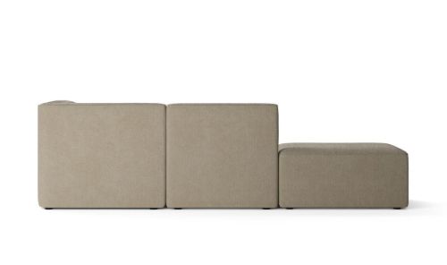 Audo Copenhagen Eave Hjørne Modulsofa 86 3 Pers. Højrevendt med Puf L: 247 cm - Bouclé 02