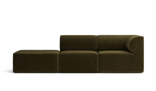 Audo Copenhagen Eave Hjørne Modulsofa 86 3 Pers. Højrevendt med Puf L: 247 cm - Champion 035