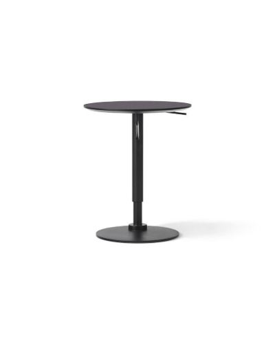 Audo Branch Side Table Ø: 45 cm - Linoleum Charcoal