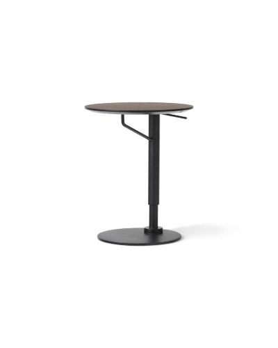 Audo Branch Side Table Ø: 45 cm - Dark Stained Oak