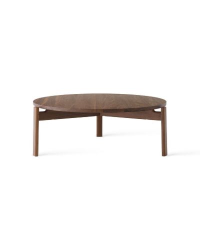 Audo Copenhagen Passage Lounge Table Ø: 90 cm - Walnut