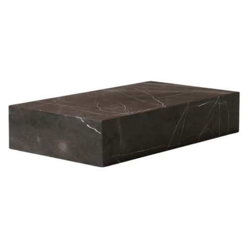 Audo Copenhagen Plinth Grand B: 137 cm - Grey Galaxy Marble