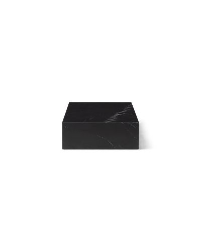 Audo Copenhagen Plinth Grand B: 137 cm - Grey Galaxy Marble