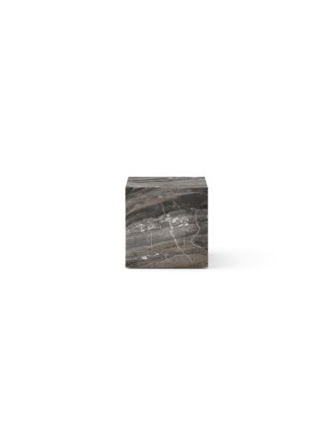 Audo Copenhagen Plinth Cubic 40x40 cm - Grey Galaxy Marble