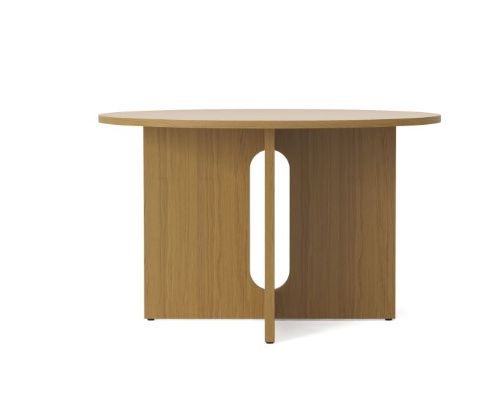 Audo Copenhagen Androgyne Dining Table Ø: 120 cm - Natural Oak/Natural Oak